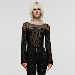 Bat Design Gothic T-Shirt