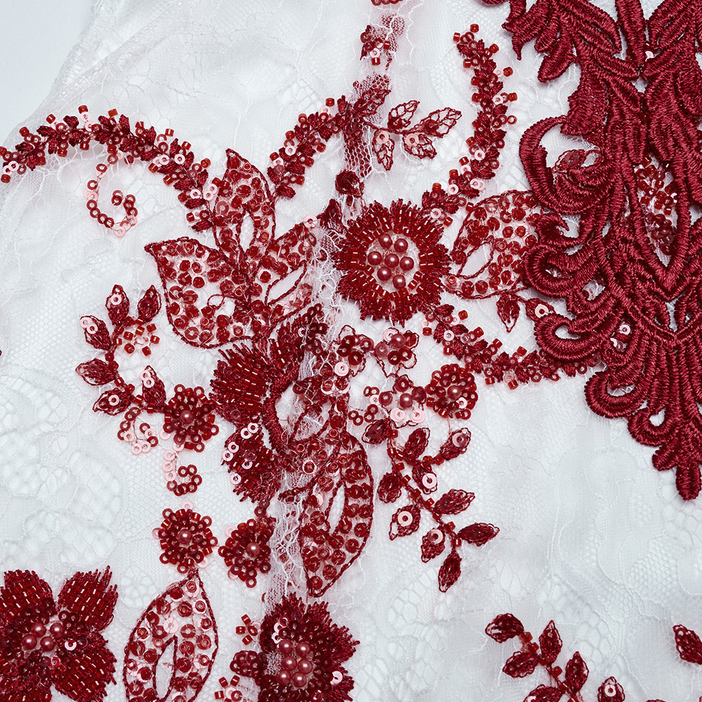 Elegant Retro Floral Lace And Gauze Gothic Glamorous Dress - Image 8