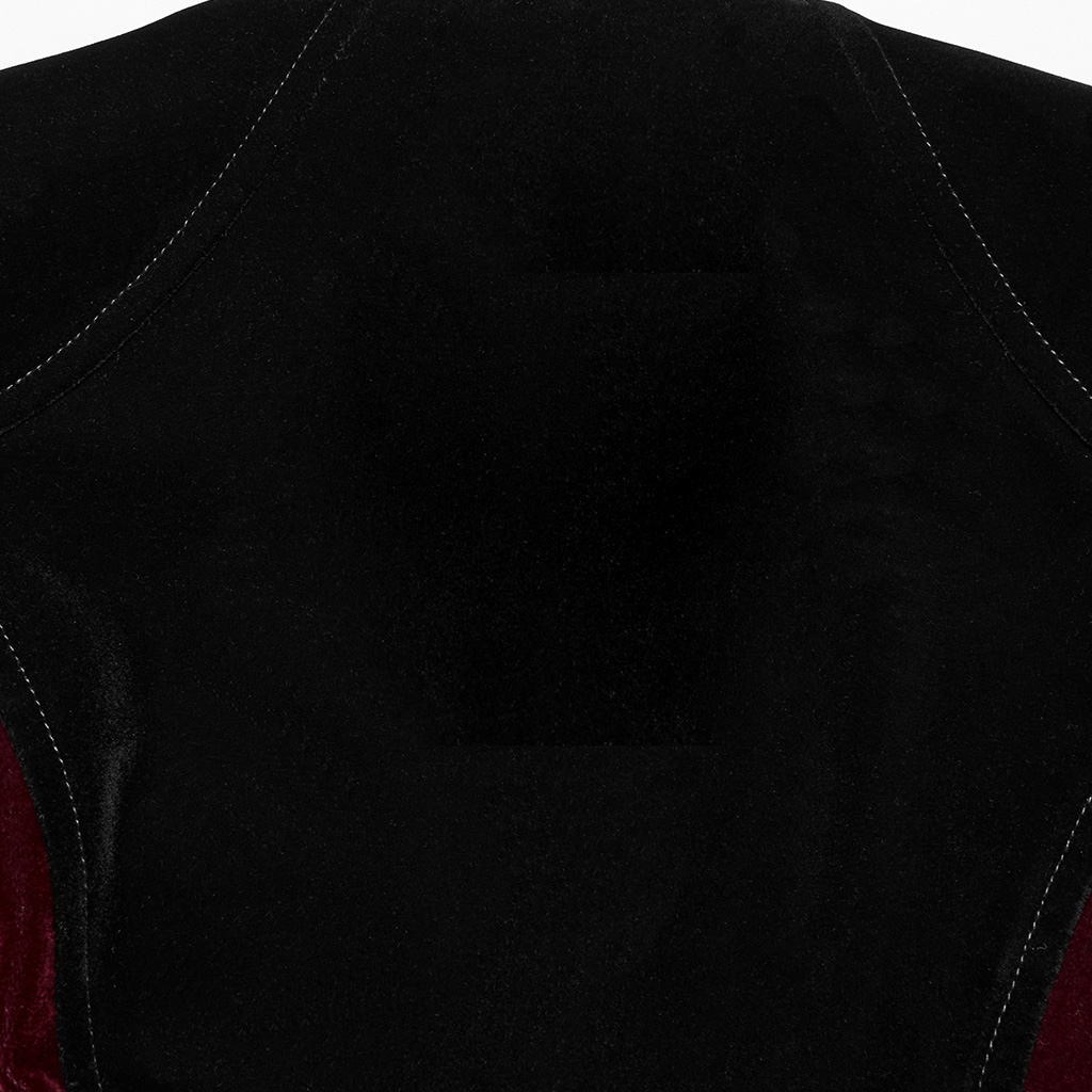 Goth Bat Red Hem Jacket - Image 7