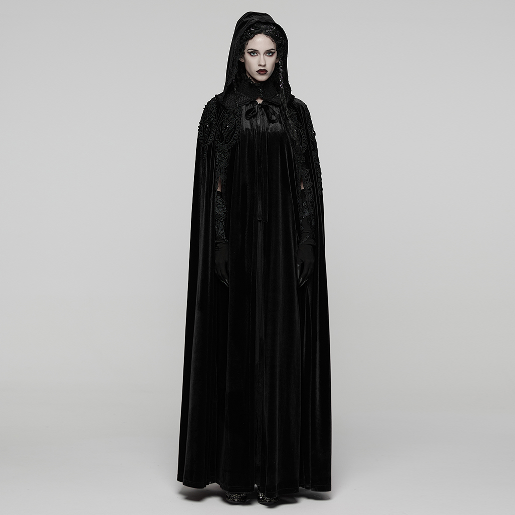 Goth Velvet Cloak