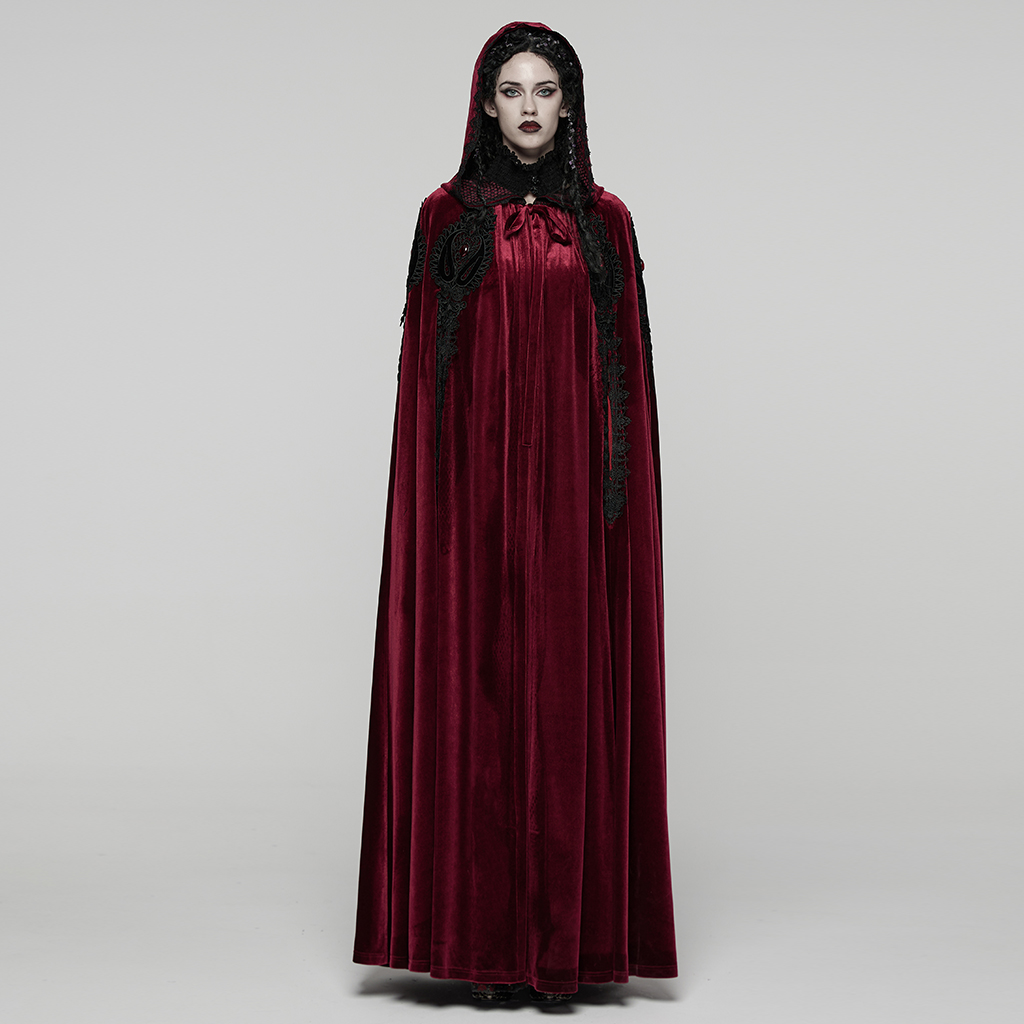 Goth Velvet Cloak - Image 10