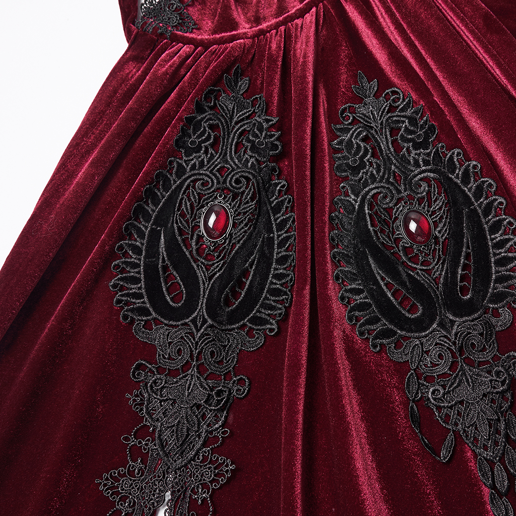 Goth Velvet Cloak - Image 16