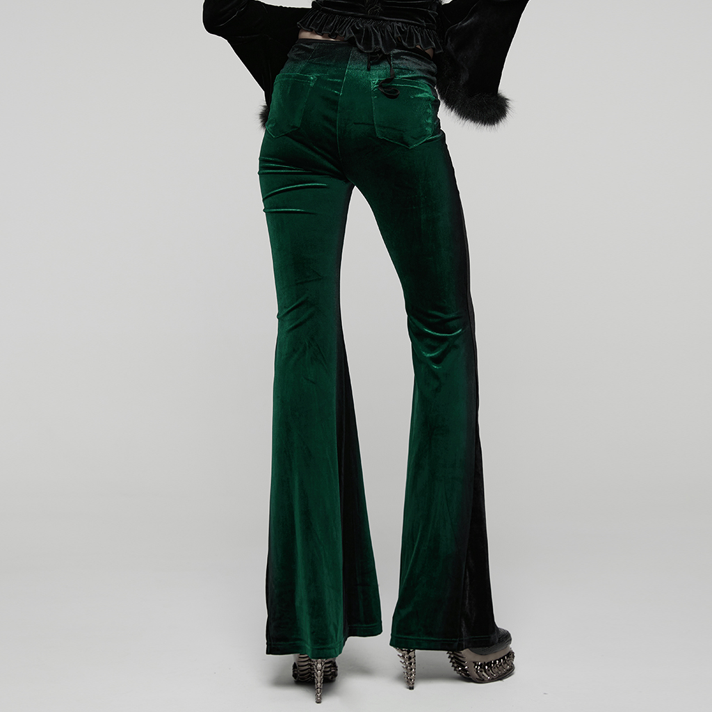Goth Gradient Flared Trousers - Image 44