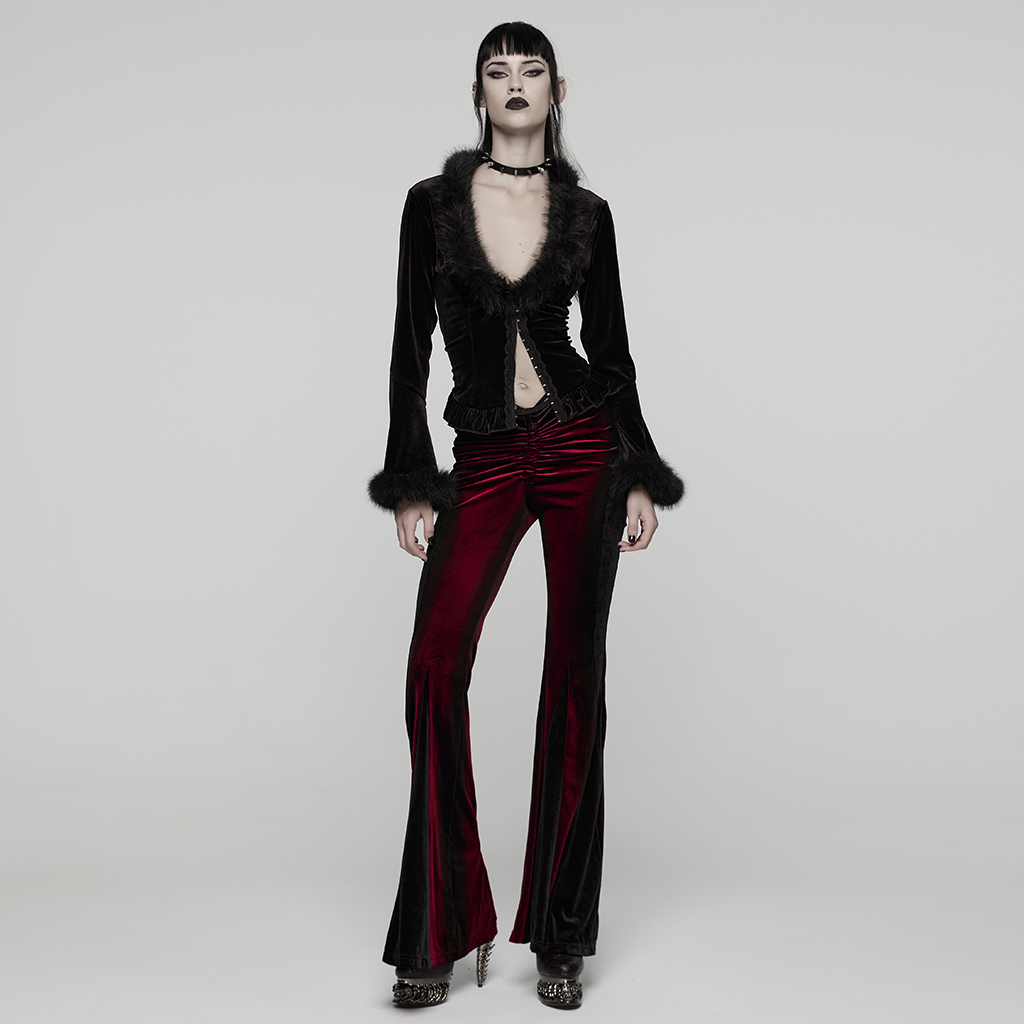 Goth Gradient Flared Trousers - Image 24