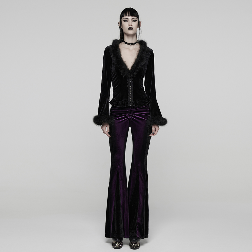 Goth Gradient Flared Trousers - Image 35