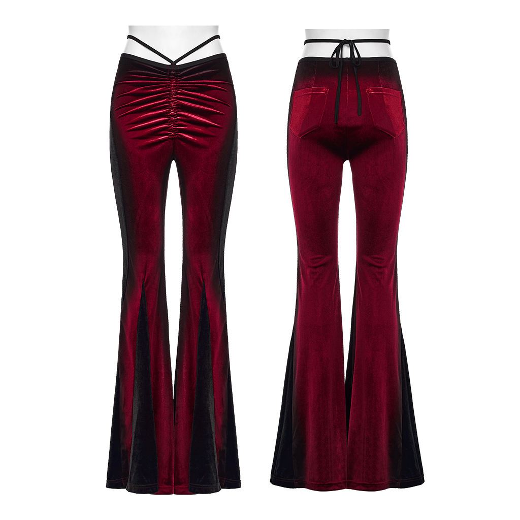 Goth Gradient Flared Trousers - Image 25