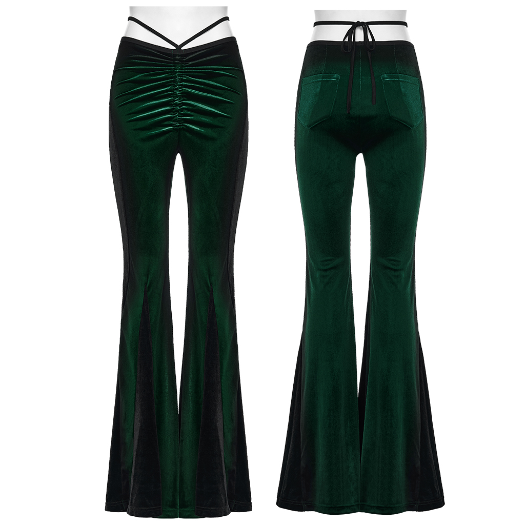 Goth Gradient Flared Trousers - Image 46