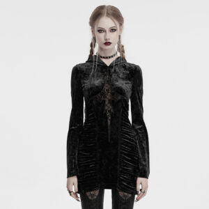 Velvet Lace Cross Dress