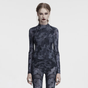 Crescent Hollowed Print T-shirt