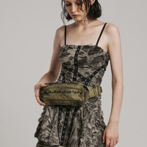 Punk One Shoulder Spiked Bag