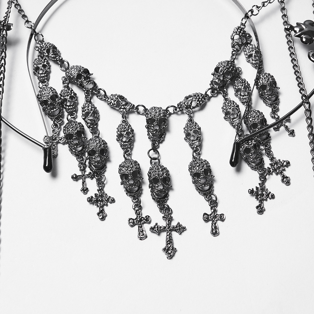 Goth Virgin Feather Hair Hoop - Image 7