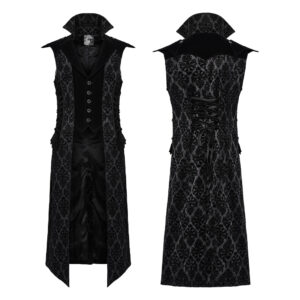 Retro Goth Stand Collar Jacket