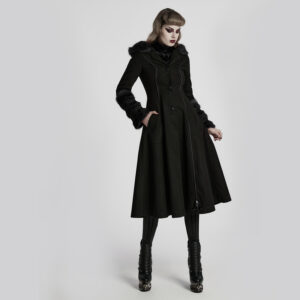 Two Wear-woolen Imitation Fur Coat