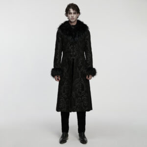 Gorgeous Gothic Fur Collar Coat