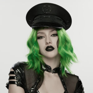 Punk Dark Military Hat