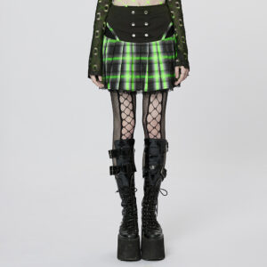 Punk Girl Pleated Skirt