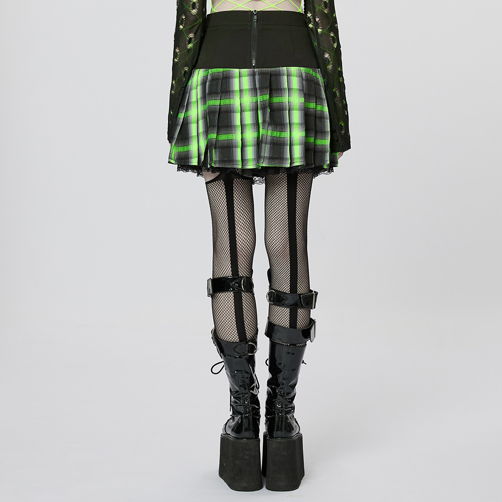 Punk Girl Pleated Skirt - Image 3