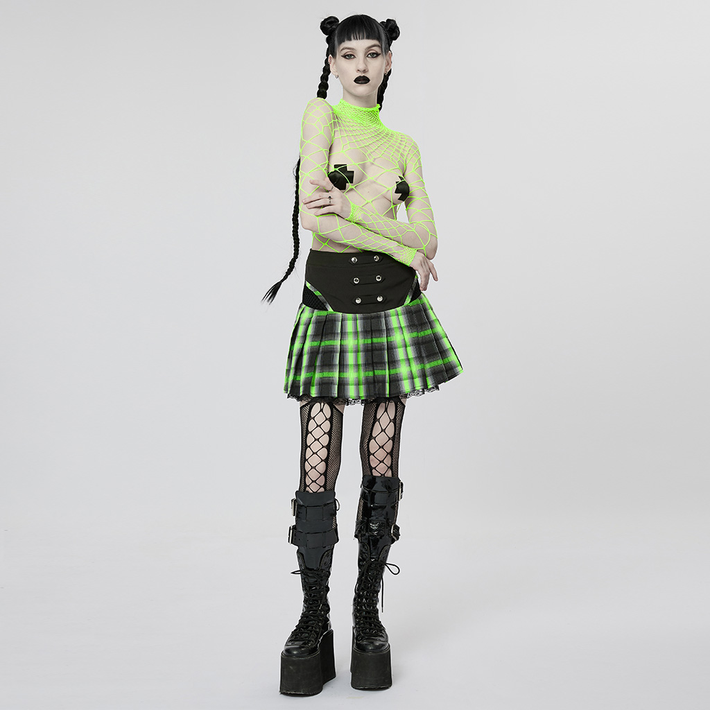 Punk Girl Pleated Skirt - Image 4