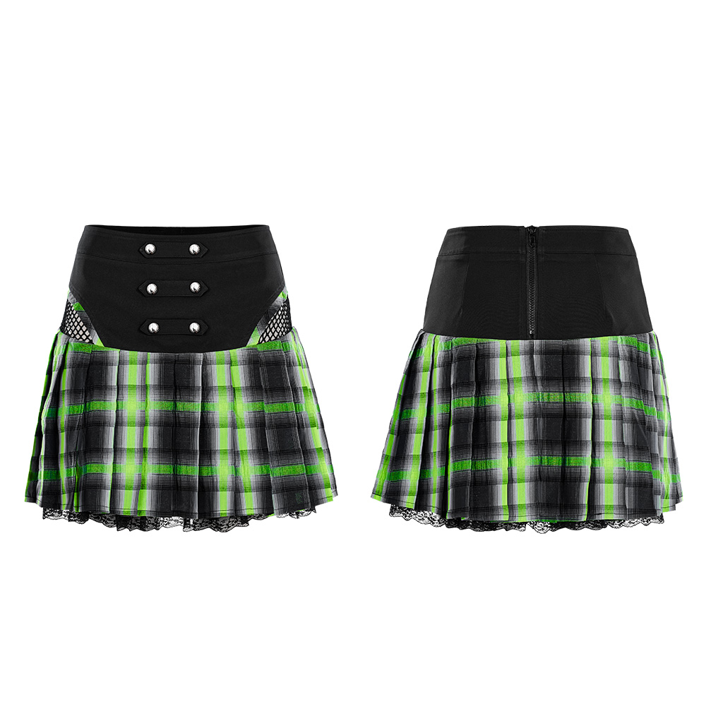Punk Girl Pleated Skirt - Image 5