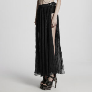 Gothic Goddess Chiffon Long Skirt