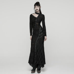 Asymmetric Hollow Decadent Dress