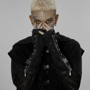 Punk Fingerless Gloves