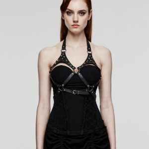 PU Leather Punk Harness