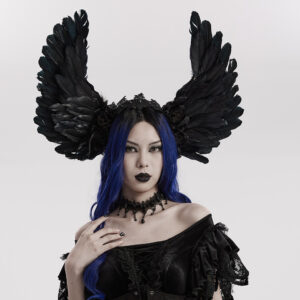 Goth Feather Wing Headwear
