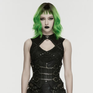 Punk Handcuffs Chain Corset