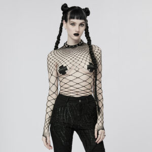 Punk One-Piece Mesh T-Shirt