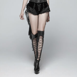 Gothic Swallow Tail Dress Shorts