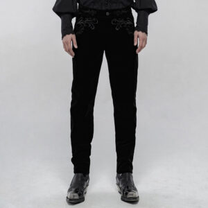 Exquisite Gothic Embroidered Trousers