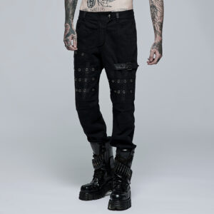 Punk Simple Woven Trousers