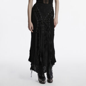 Decadent Gothic Woolen Skirt
