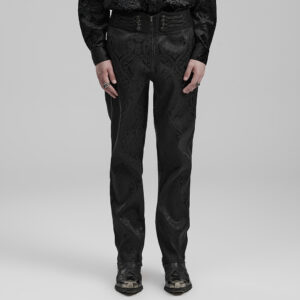 Goth Men's Jacquard Pants