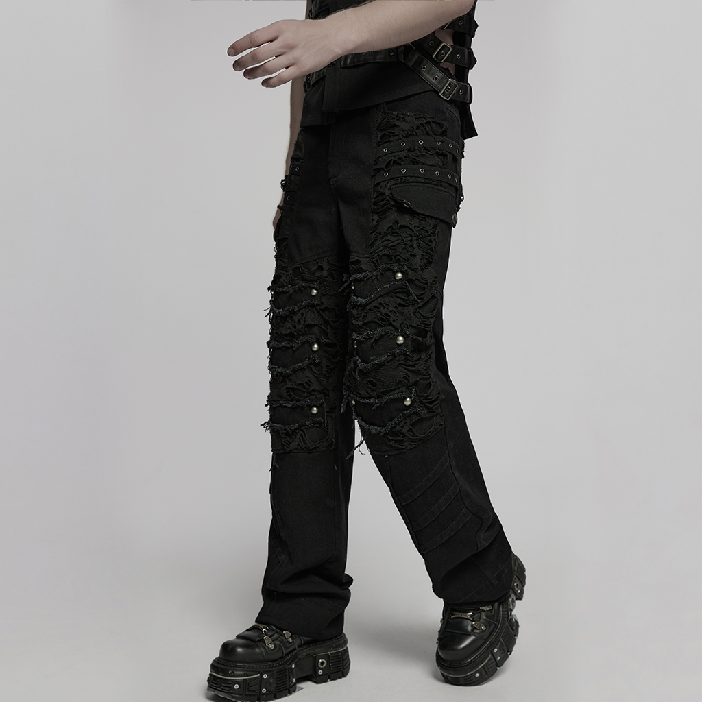 Personalized Straight Punk Pants - Image 2