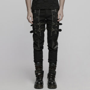 Metal Punk Stretch Pants