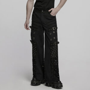 Metallic Straight Pants