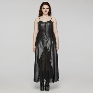 Gothic Braided Suspender Dress
