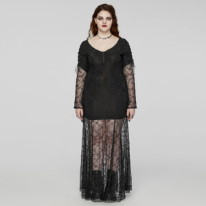 Goth Goddess Lace Dress