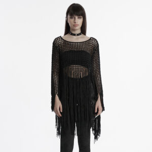 Goth Tassels Sweater