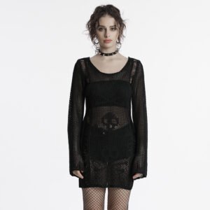Punk Skull Knit Dress
