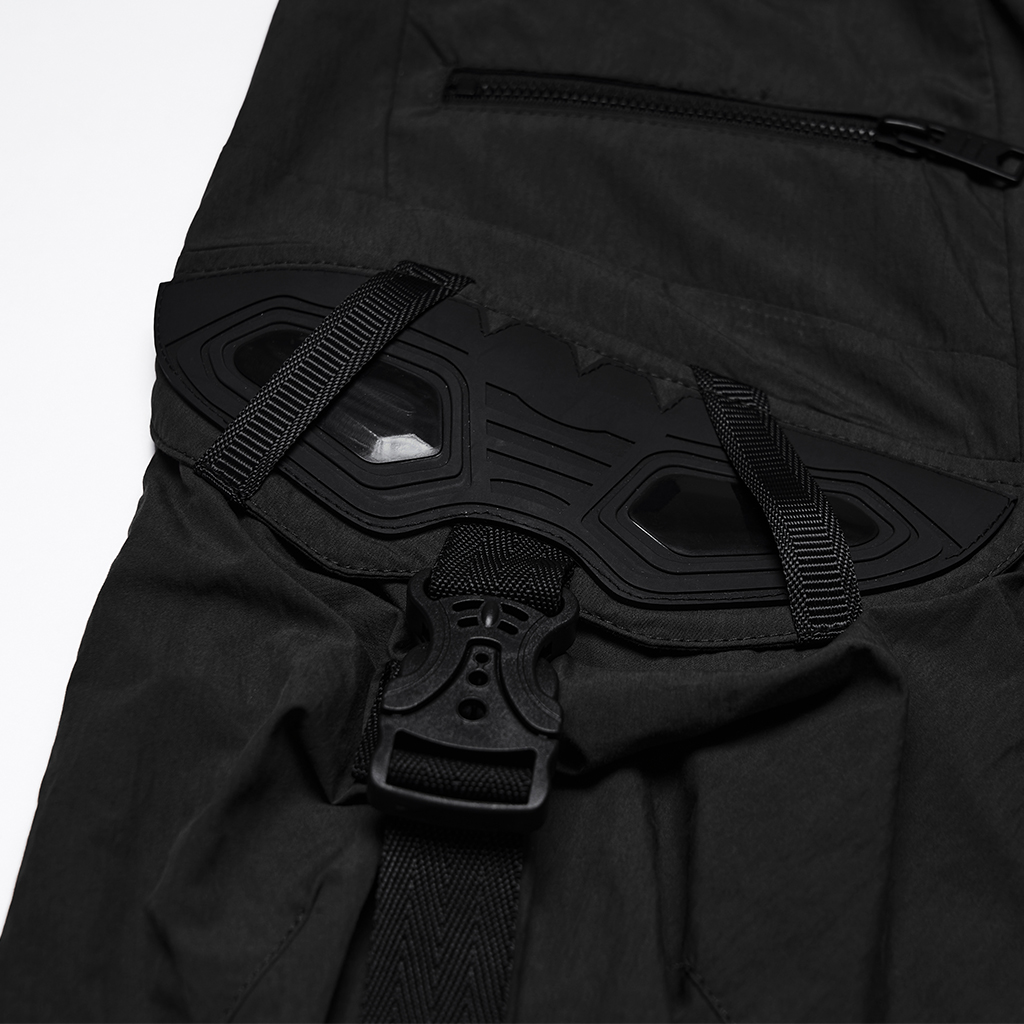 Black Cargo Shorts - Image 9
