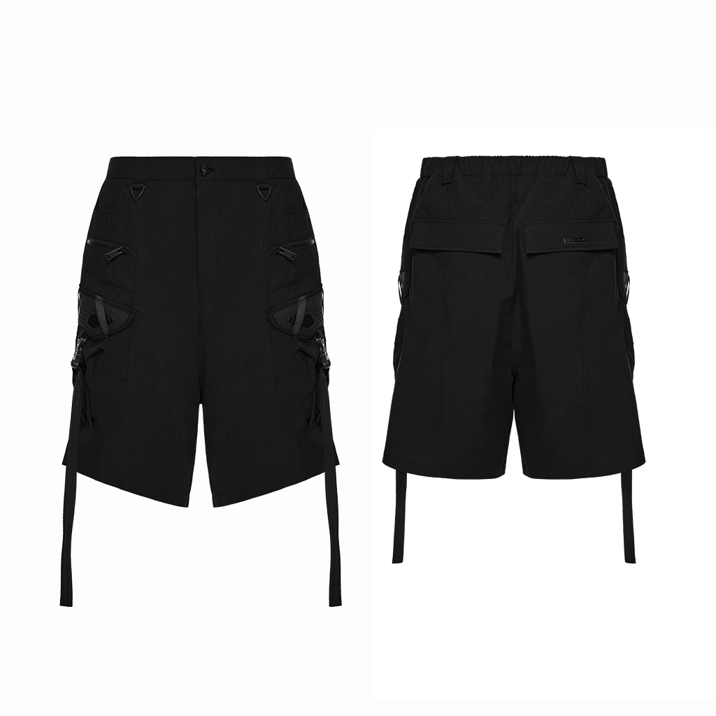 Black Cargo Shorts - Image 5