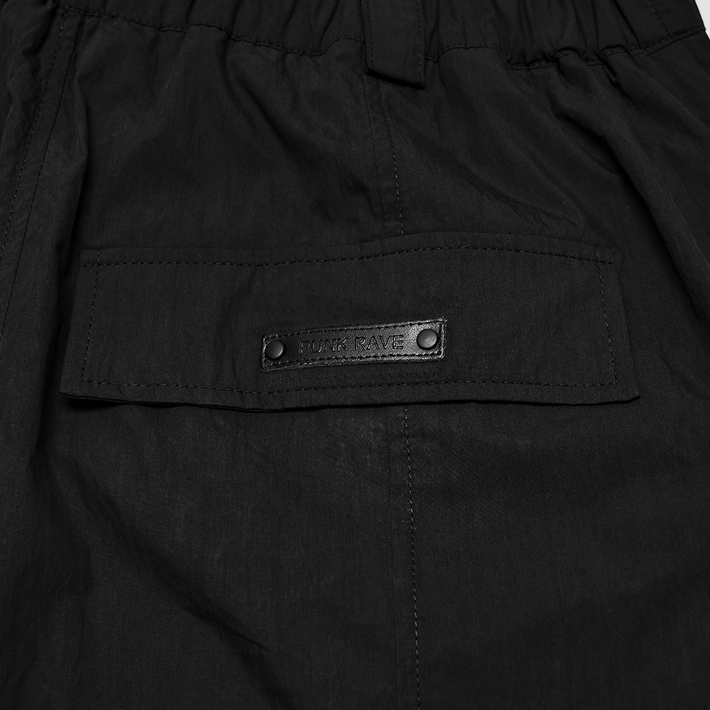 Black Cargo Shorts - Image 7