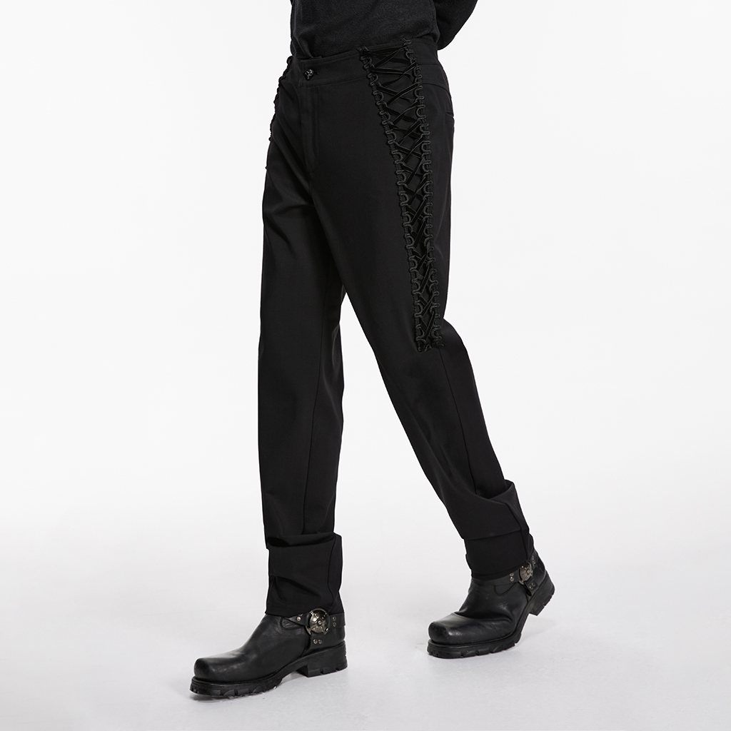 Goth Strapped Pants - Image 3