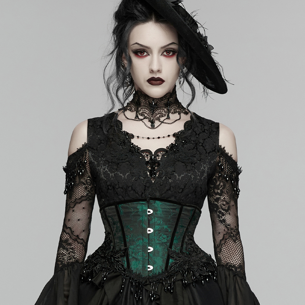Goth Rose Corset - Image 11