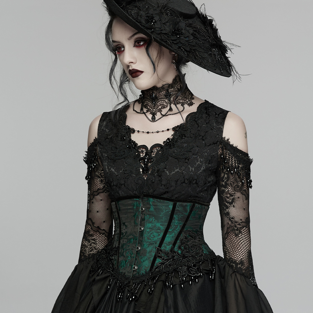 Goth Rose Corset - Image 12