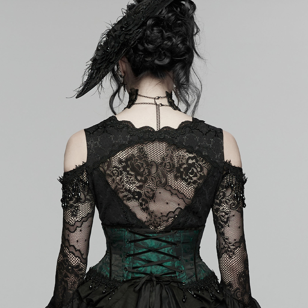 Goth Rose Corset - Image 13