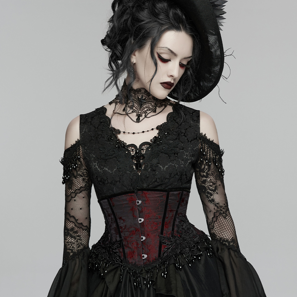 Goth Rose Corset